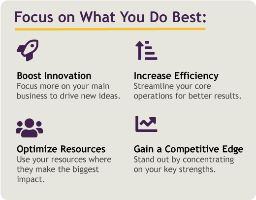 Focus On What You Do Best