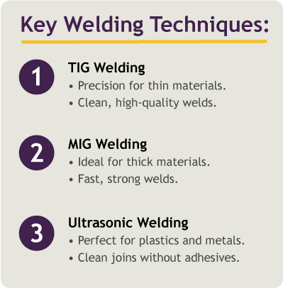 Key Welding Techniques: